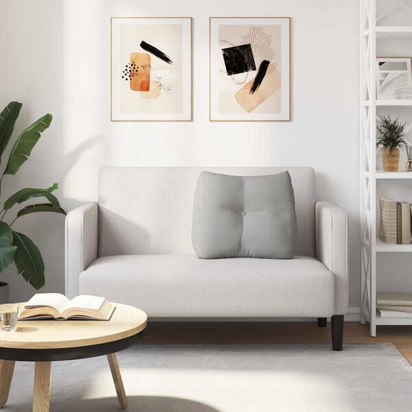 vidaXL Ryggkudde Moln Gr&aring; 60 x 24 x 50 cm tyg