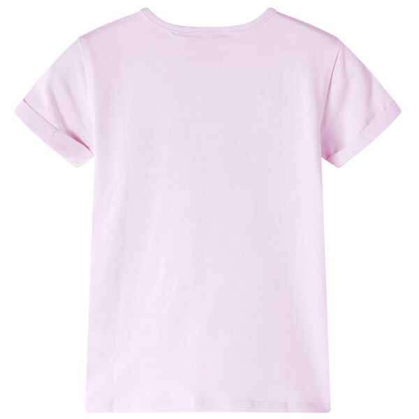 T-shirt för barn mild rosa 116