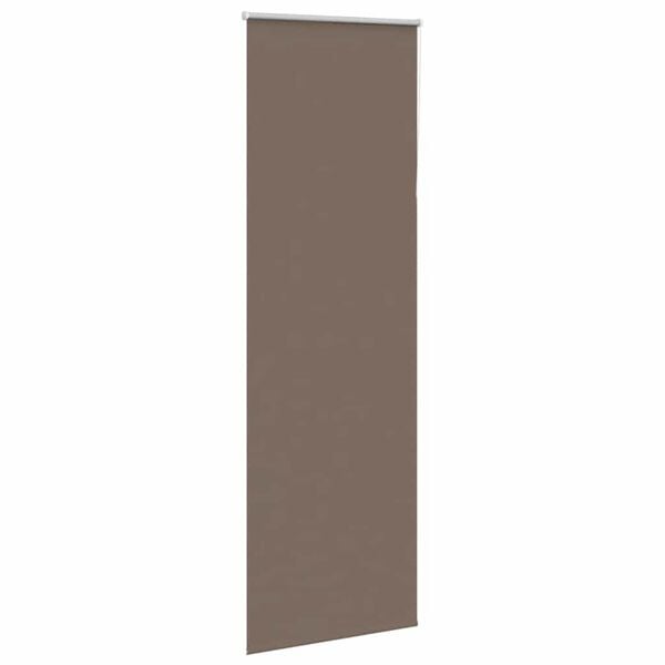vidaXL M&ouml;rkl&auml;ggningsgardin kaffe 70x210 cm tyg bredd 65,7 cm polyester