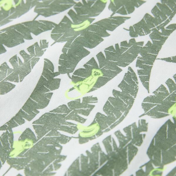 T-shirt för barn ecru och grön 92