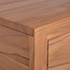 vidaXL Väggmonterad badrumskommod 60x45x30 cm massiv teak