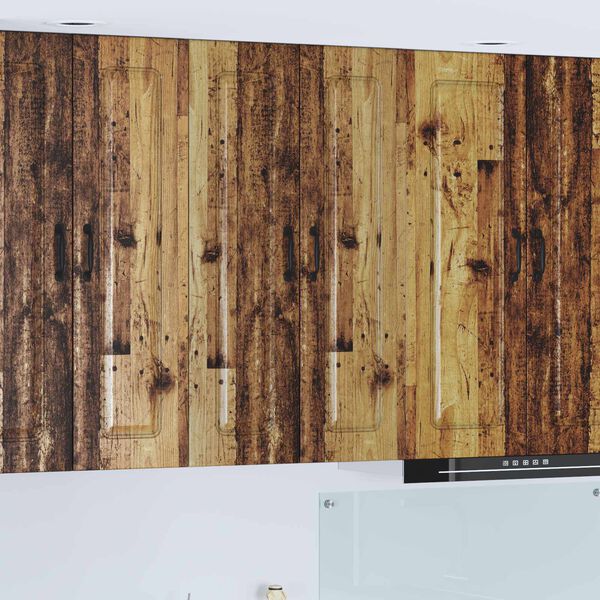 vidaXL Väggskåp för kök Gammalt trä 60 x 31 x 100 cm Konstruerat trä