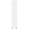 vidaXL Sk&aring;p FLORIN H&ouml;gblanka vita 60 x 35 x 182 cm Konstruerat tr&auml;