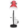 vidaXL Skrivbordslampa 25 W n&ouml;tt r&ouml;d 15x15x55 cm E27