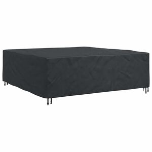vidaXL M&ouml;bel&ouml;verdrag Enf&auml;rgad Svart 220 x 220 x 70 cm 210D