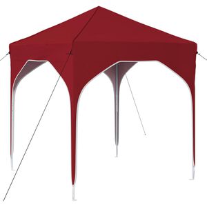 vidaXL Pop-up Partyt&auml;lt 194 x 194 x 245 cm Vinr&ouml;d