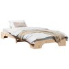 vidaXL S&auml;ngram Naturf&auml;rg 75 x 190 cm Massiv furu