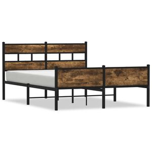 vidaXL S&auml;ngram utan madrass metall r&ouml;kf&auml;rgad ek 160x200 cm