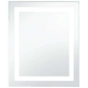 vidaXL Badrumsspegel LED med touch-sensor 60x80 cm