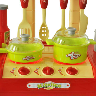 Leksakskök för barn med ljus- och ljudeffekter