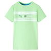 T-shirt f&ouml;r barn neongr&ouml;n 140