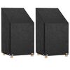 vidaXL &Ouml;verdrag f&ouml;r utem&ouml;bler 2 st 8 &ouml;lj. 65x65x80/120 cm polyeten
