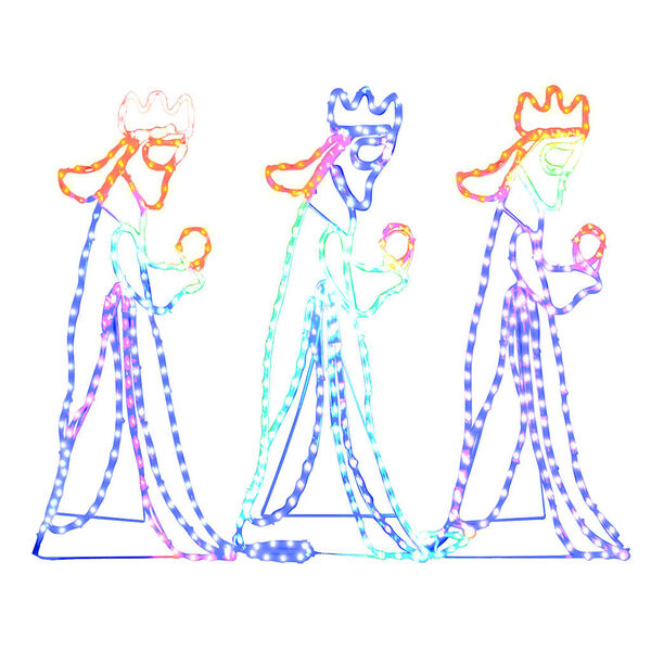 vidaXL Kungliga figurer ljusslinga med 504 LEDs 99,5x45,5 cm