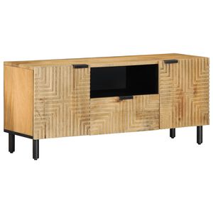 vidaXL TV-b&auml;nk brun 105x33x46 cm massivt tr&auml; mango