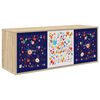 vidaXL V&auml;ggmonterad TV-sk&aring;p MAINZ 102 x 33 x 40 cm Sonoma-ek