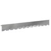 vidaXL Kant f&ouml;r gr&auml;smatta 30 st 102 x 10 x 4 cm St&aring;l Silver