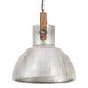vidaXL H&auml;nglampa industriell vintage 25 W silver rund 40 cm E27
