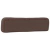 vidaXL Headboard Cushion "Hvar" Brown 200 cm Faux Leather