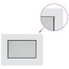 vidaXL K&auml;llarf&ouml;nster inre f&auml;rg vit RISOR 40 x 35 cm PVC och klart glas