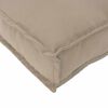 vidaXL Kudde Taupe 70 x 70 x 12 cm Oxford Tyg