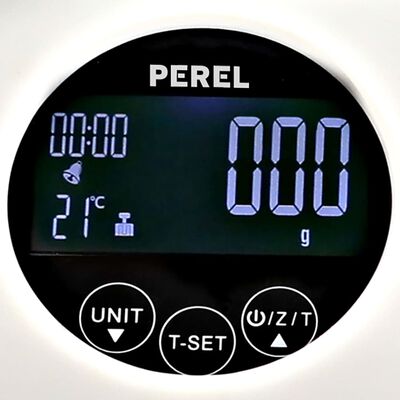 Perel Digital köksvåg 5 kg vit