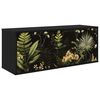 vidaXL V&auml;ggmonterad TV-sk&aring;p RHENEN 102 x 33 x 40 cm Svart ek