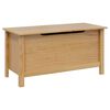 vidaXL F&ouml;rvaringsl&aring;da HILL Honung brun 90 x 40 x 45 cm Massivt furu