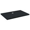vidaXL Duschbas Tray med Prickar Svart 120 x 80 x 4 cm ABS