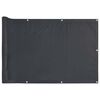 vidaXL Insynsskydd f&ouml;r balkong antracit 300x90 cm PVC