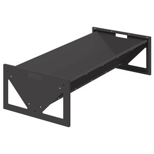 vidaXL Fodertrog f&ouml;r boskap Svart 108 x 50 x 28 cm 10 kg