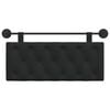 vidaXL H&auml;ngande Huvudgavel V&auml;ggmonterad Svart 110 x 55 x 7 cm tyg