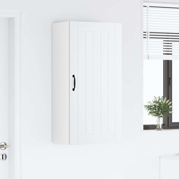 vidaXL K&ouml;kssk&aring;p Lucca Vit 50 x 31 x 100 cm Konstruerat tr&auml;