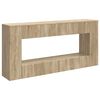 vidaXL Konsolbord Sonoma-ek 155 x 29 x 74 cm Konstruerat tr&auml;