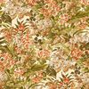 DUTCH WALLCOVERINGS Tapet blommig gr&ouml;n