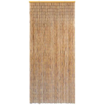 vidaXL Dörrdraperi i bambu 90x220 cm