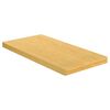 vidaXL Bordsskiva 50x100x4 cm bambu