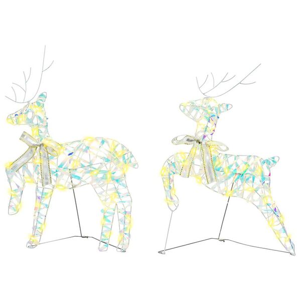 vidaXL LED Renar med 40 LED-lampor 5 pcs Flerf&auml;rgad PET