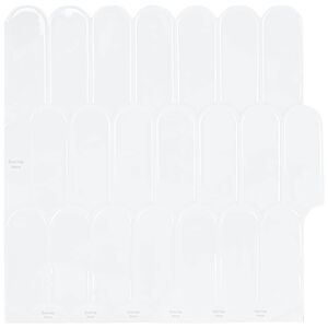 vidaXL Fj&auml;derplatta 10 st Vit 30 x 30 cm Polyuretan och PET