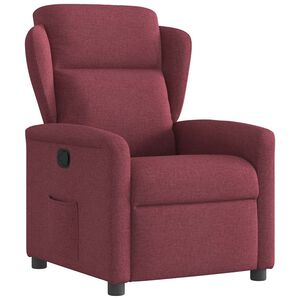 vidaXL Reclinerf&aring;t&ouml;lj vinr&ouml;d tyg