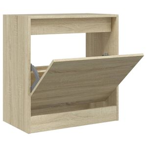 vidaXL Skohylla sonoma-ek 60x34x63,5 cm konstruerat tr&auml;