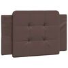 vidaXL Bed Frame without Mattress "Zadar" Brown 100x200 cm Faux Leather