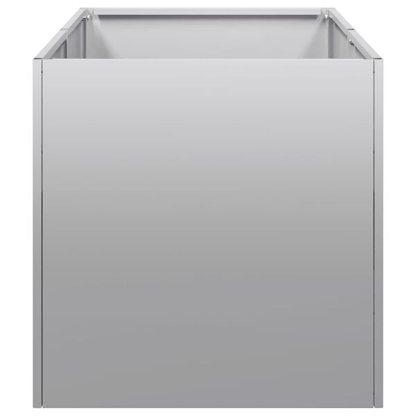 vidaXL Planteringsk&auml;rl 40x80x40 cm galvaniserat st&aring;l