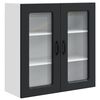 vidaXL Diskmaskin panel Kalmar Svart 80 x 31 x 80 cm Konstruerat tr&auml;