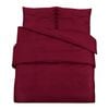 vidaXL B&auml;ddset vinr&ouml;d 200x220 cm bomull