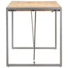 vidaXL Matbord 140x70x75 cm massivt grovt mangoträ