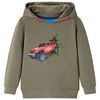 vidaXL Tr&ouml;ja med huva f&ouml;r barn khaki 104