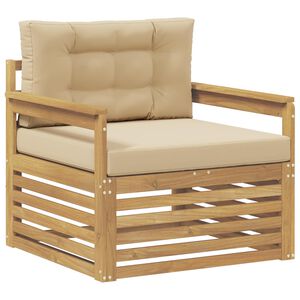 vidaXL Utomhussoffa Polyester Vit