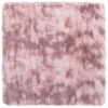vidaXL Ryamatta med l&aring;ng lugg NAVARRA dammig rosa 160x160 cm polyester