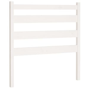 vidaXL S&auml;nggavel vit 106x4x100 cm massiv furu