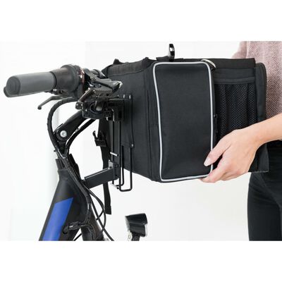 TRIXIE Cykelkorg för styre 41x26x26 cm svart och grå